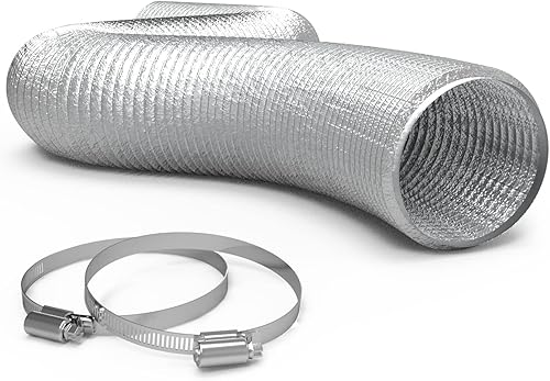 TerraBloom tubo de ventilación de aluminio flexible, CECOMINOD080411