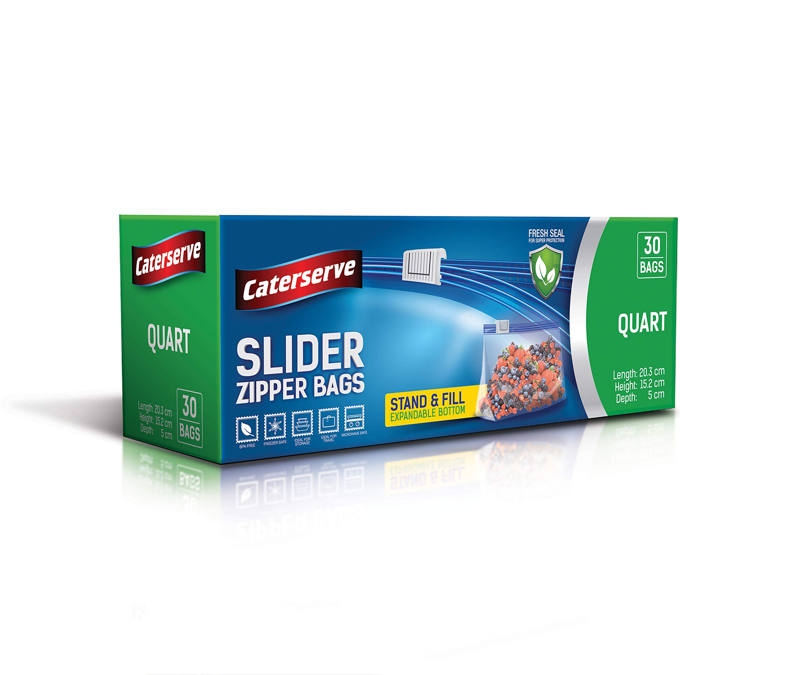 Buy Slider Freezer Bags Quart 1L Ziplock Bags Resealable Food Bags 