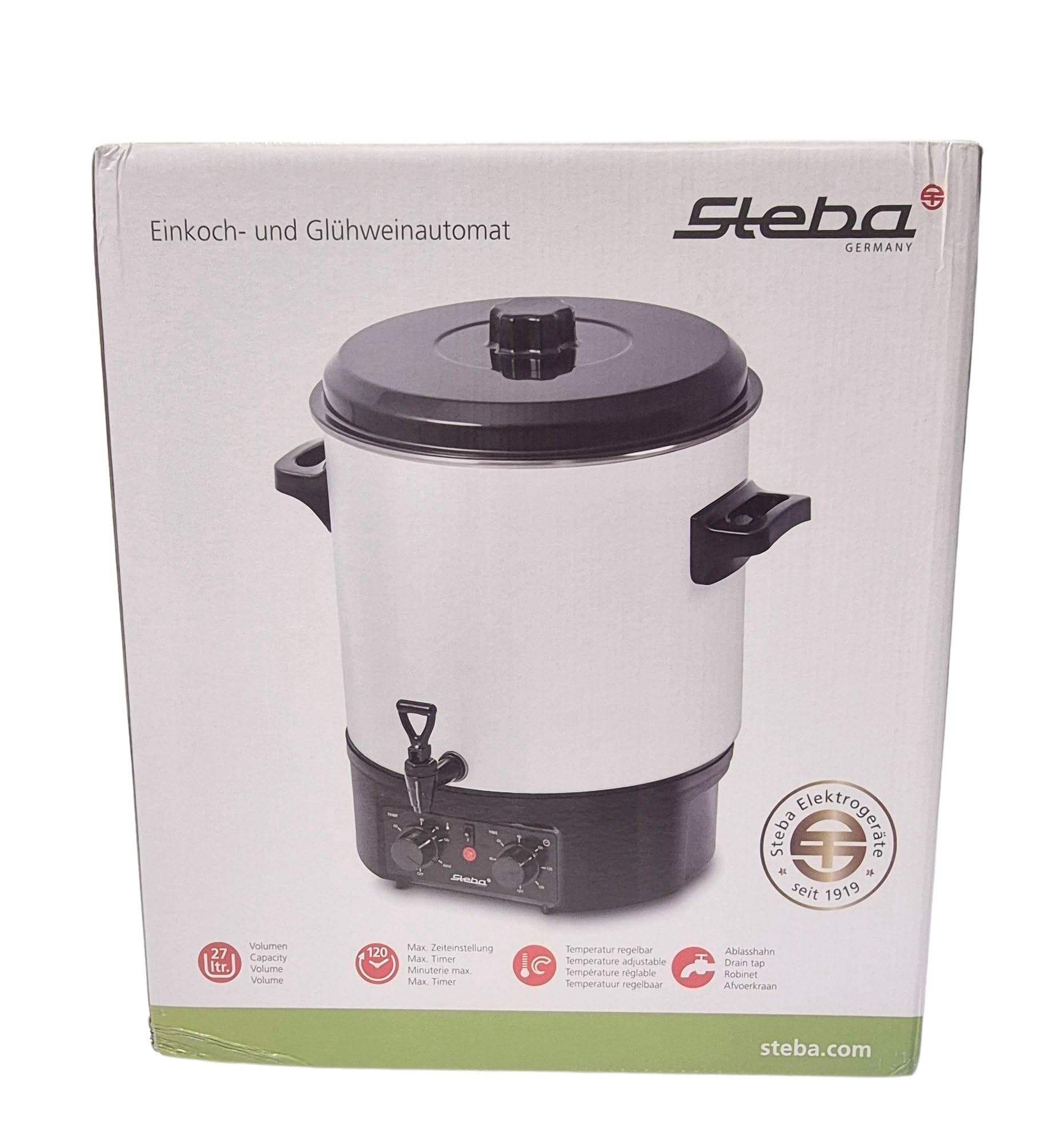 Steba ER 1 Stérilisateur bocaux électrique