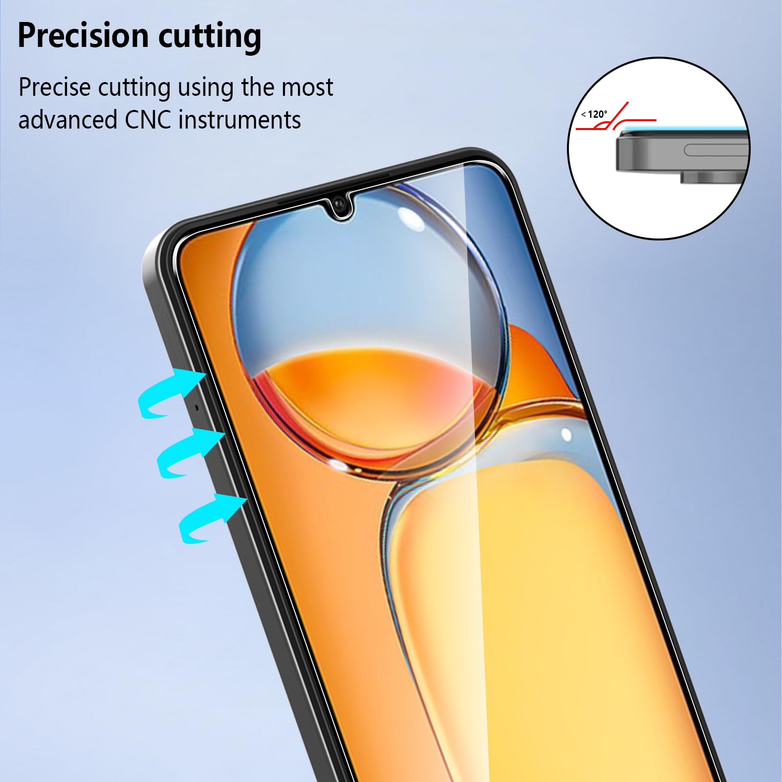 Pollachi [3 Pezzi Vetro Temperato per Xiaomi Redmi 13C/Xiaomi Poco C65, Durezza 9H Anti Graffio，Anti-Impronte Senza Bolle,Pellicola Protettiva per Redmi 13 C/Xiaomi Poco C65