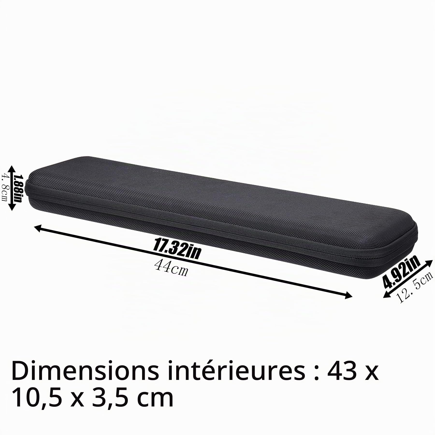 Khanka Dur Cas étui Housse de Voyage pour M-Audio Keystation Mini 32 MK3 Clavier Maître Mini USB/MIDI Ultra Portable.