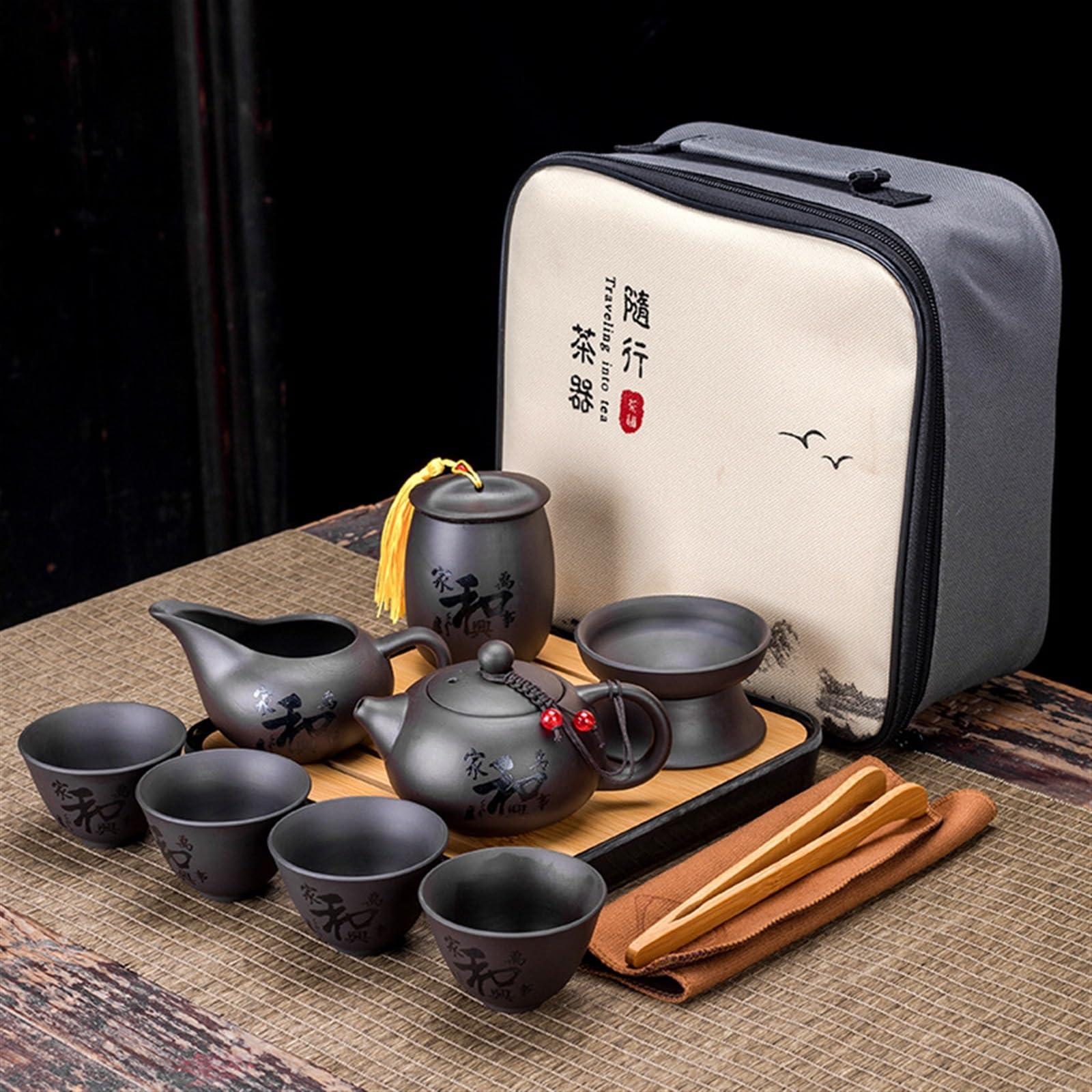Conjunto de chá chinês/japonês Kung Fu chinês conjunto de chá de