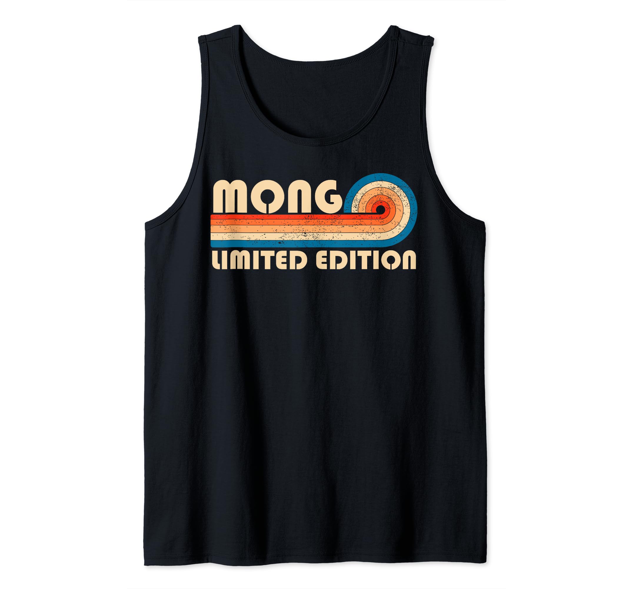 MONG Surname Retro Vintage 80s 90s Birthday Reunion Tank Top