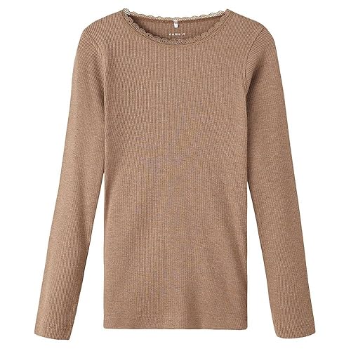 NAME IT Mädchen Nkfkab Ls Slim Top Noos