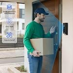 Anti-Theft Video Doorbell Mount for Eufy Doorbell E340/Wyze Duo Cam Doorbell, No-Drill Adjustable Mounting Bracket for Eufy E340, Apartment Door Bell Kits for Wyze Doorbell Camera for Home Rentals