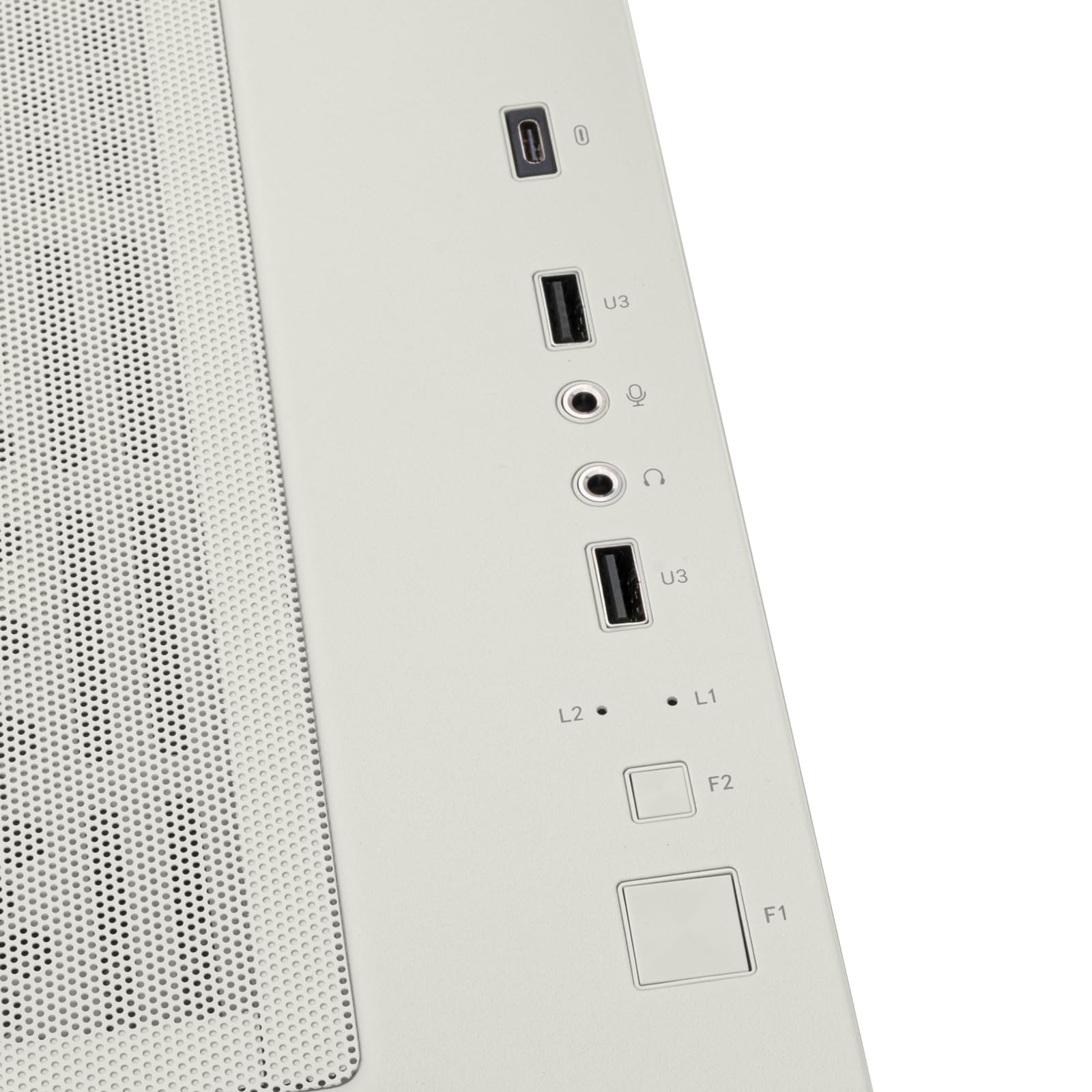 SilverStone FLP03 - Retro-inspiriertes M-ATX Gehäuse mit Unterstützung für vielseitige Speicherlösungen High-End-GPUs und effiziente Kühlung, SST-FLP03W