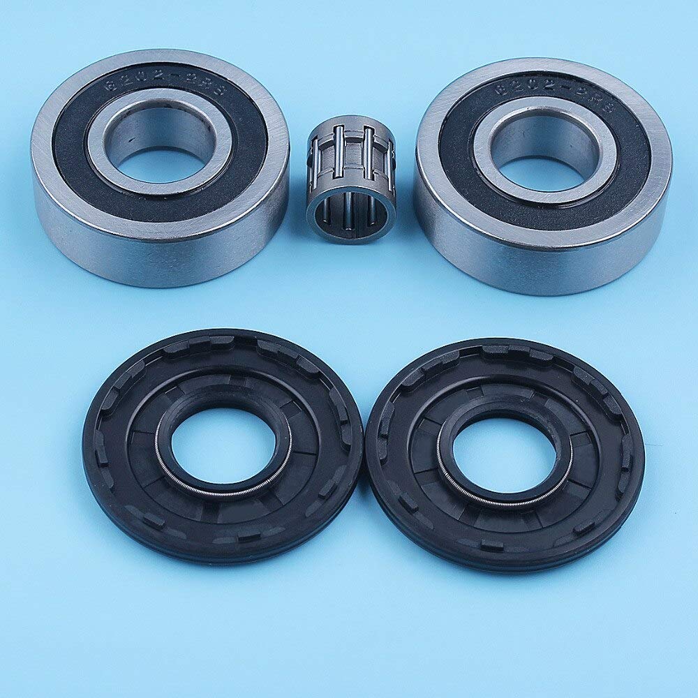 Kit cuscinetto a sfere albero motore paraolio cuscinetto ago per Husqvarna 445 445e II 450 Rancher 450e II motosega 544062001 pezzo di ricambio