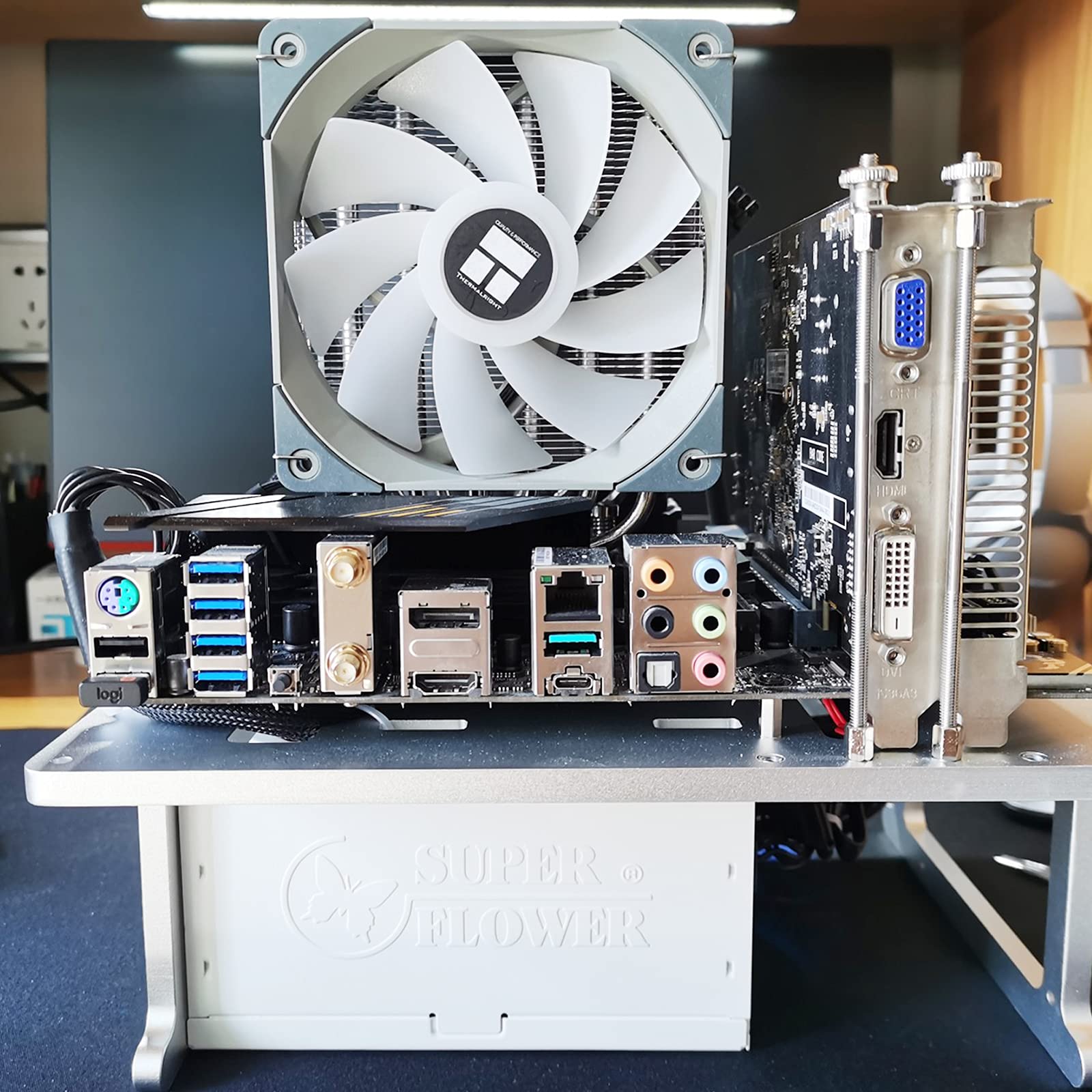 Buy A4 Mini ITX MATX Micro ATX PC Test Bench Open Frame Water Cooling