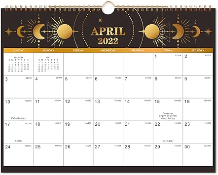 amazon com 2022 calendar 18 monthly wall calendar 14 8 x 11 5 january 2022 june 2023 calendar 2022 with twin wire binding hanging hook blocks and julian dates the sun office products