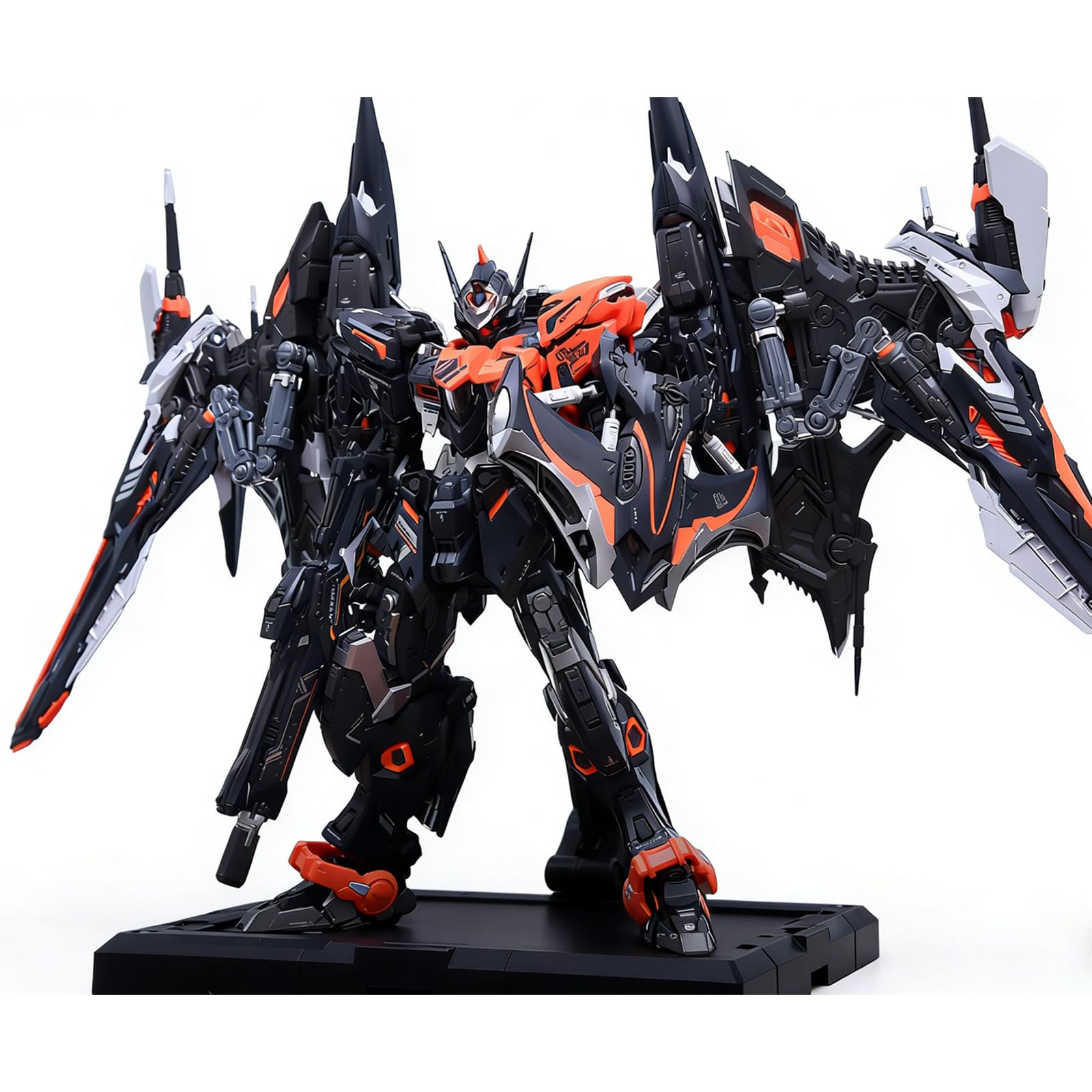 Pipigirl Genuine License Plastic Model Action Figures Kits, Thunder Speed ​​Devil Fish, 8.66in Mecha Model, 1:100 Collectible Easy to Assemble Action Figures