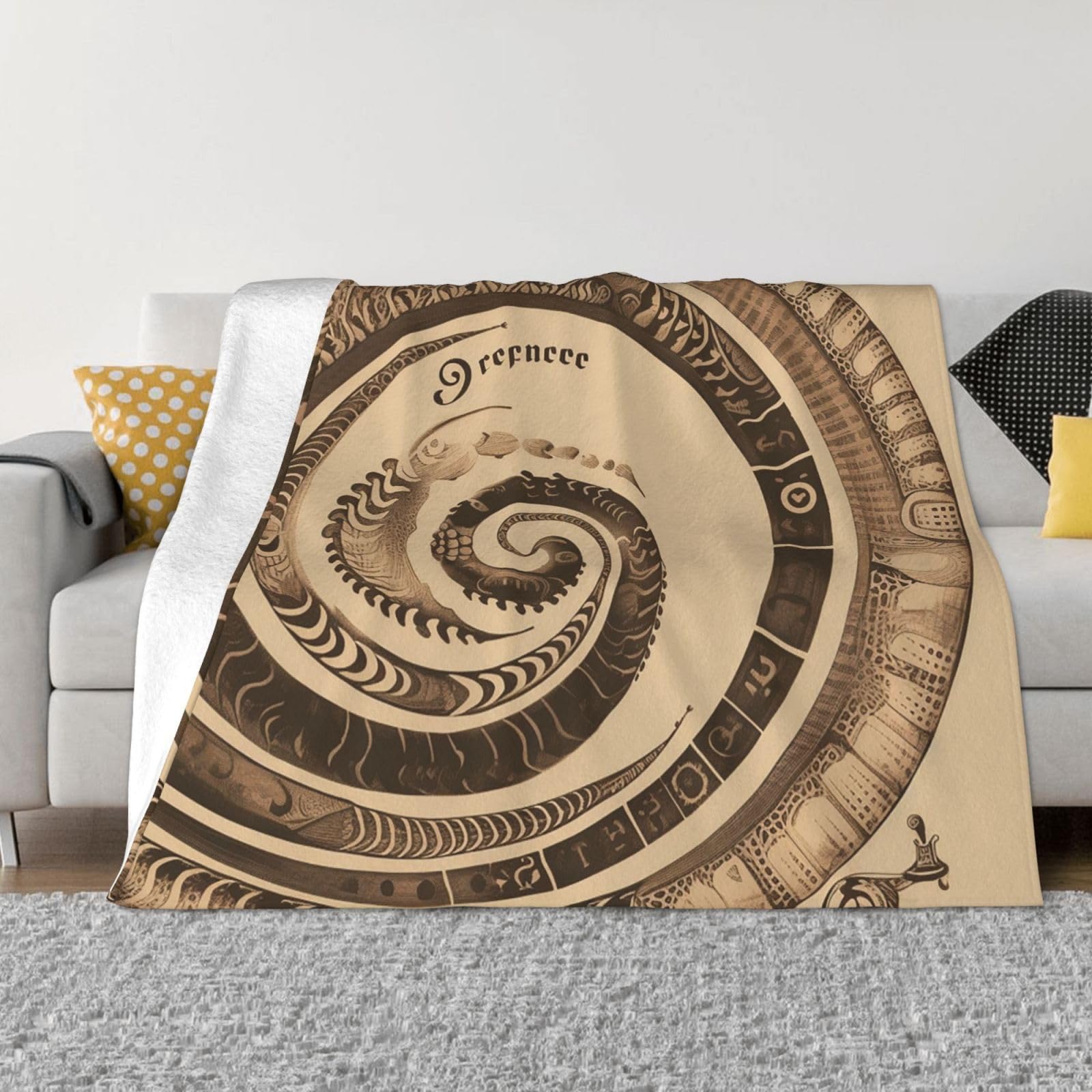 Couverture chaude en flanelle serpentine, l'idée cadeau parfaite pour vos proches