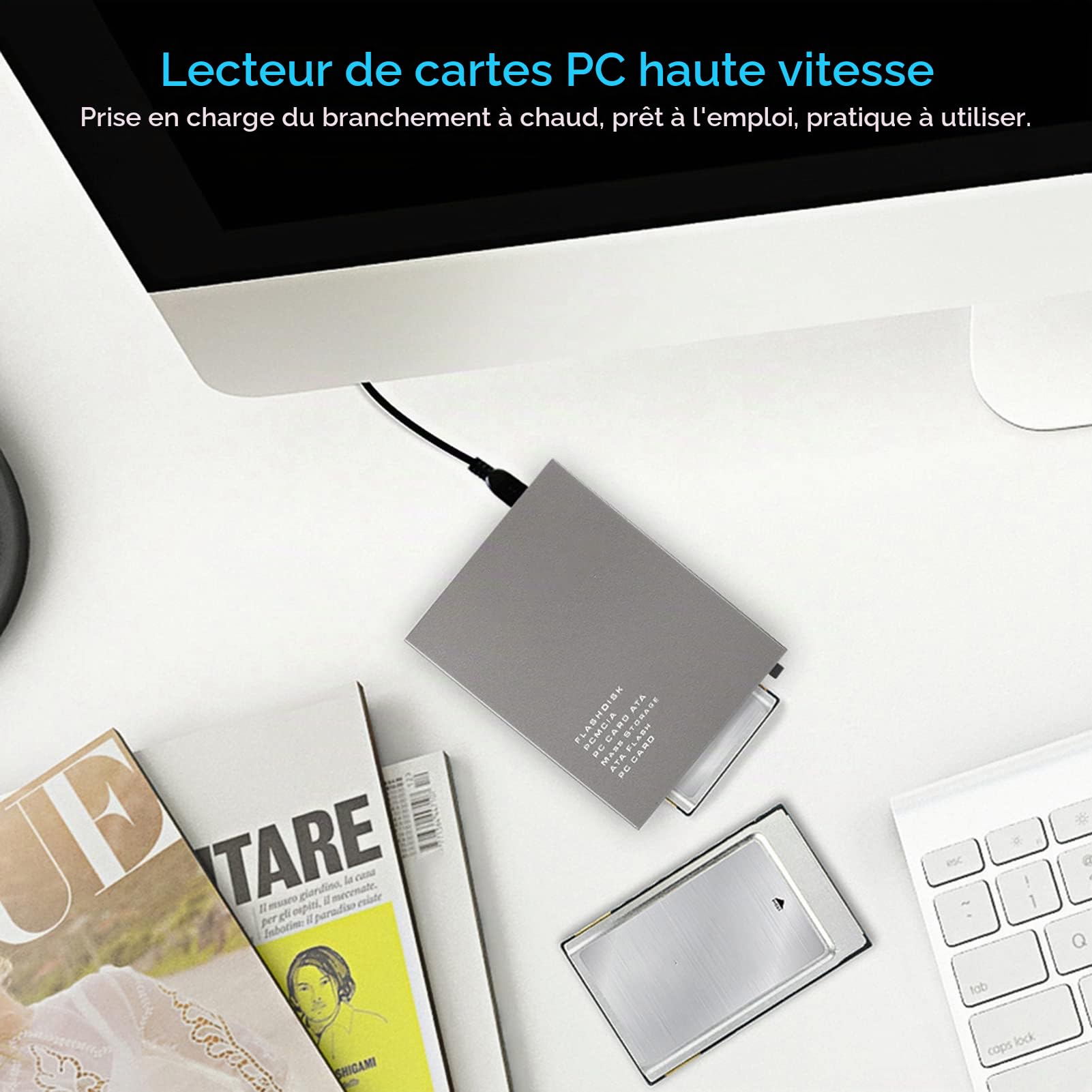 Lecteur de Carte PCMCIA, Haute Vitesse 20 Mo à 20G