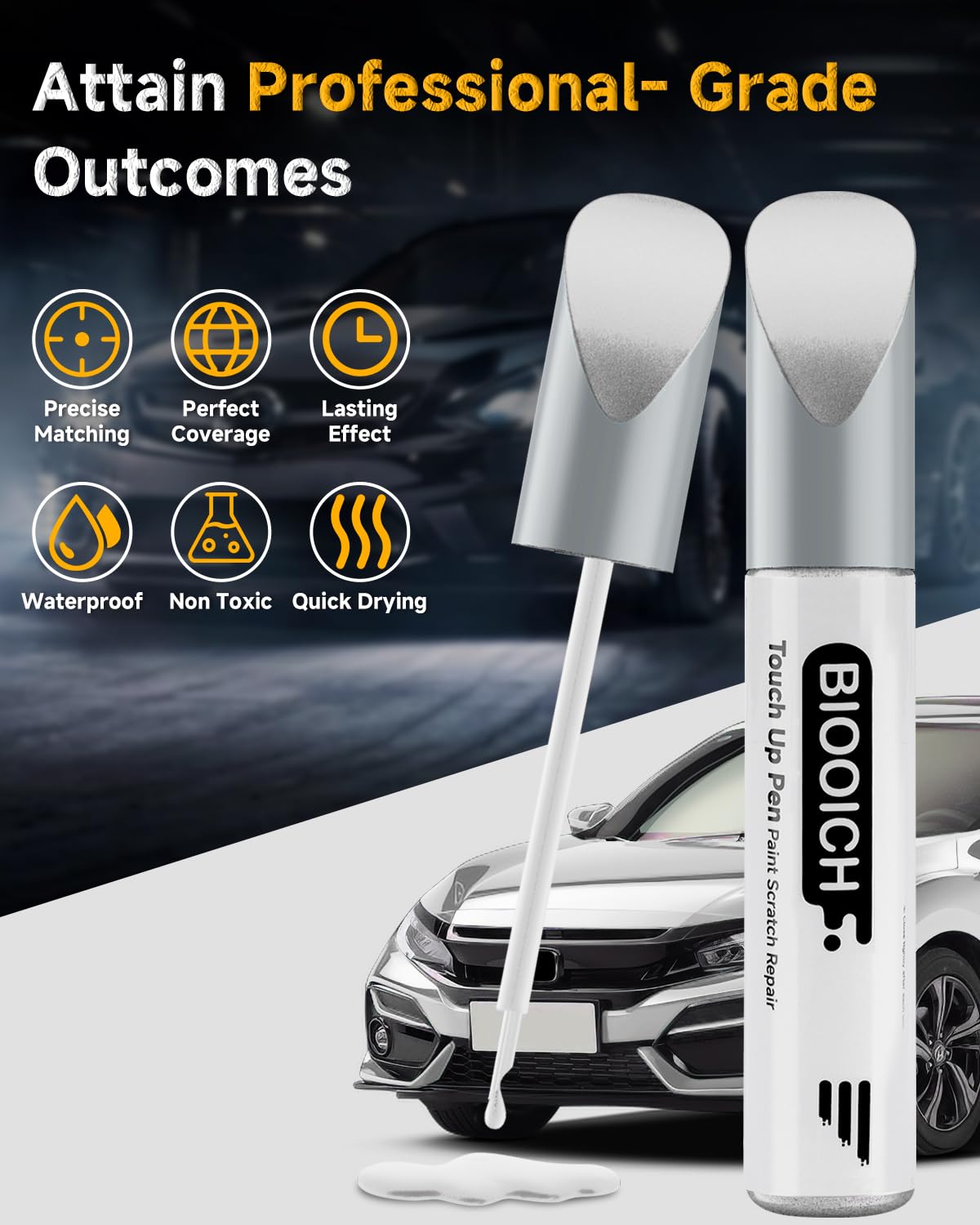 Amazon.com: BIOOICH Touch Up Paint Pen Exact Color Match Car Chip
