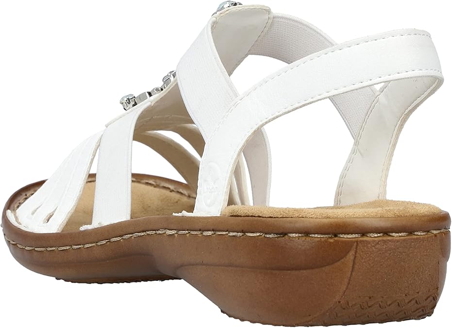 Rieker 60839-80 Women's Sandals Synthetic White