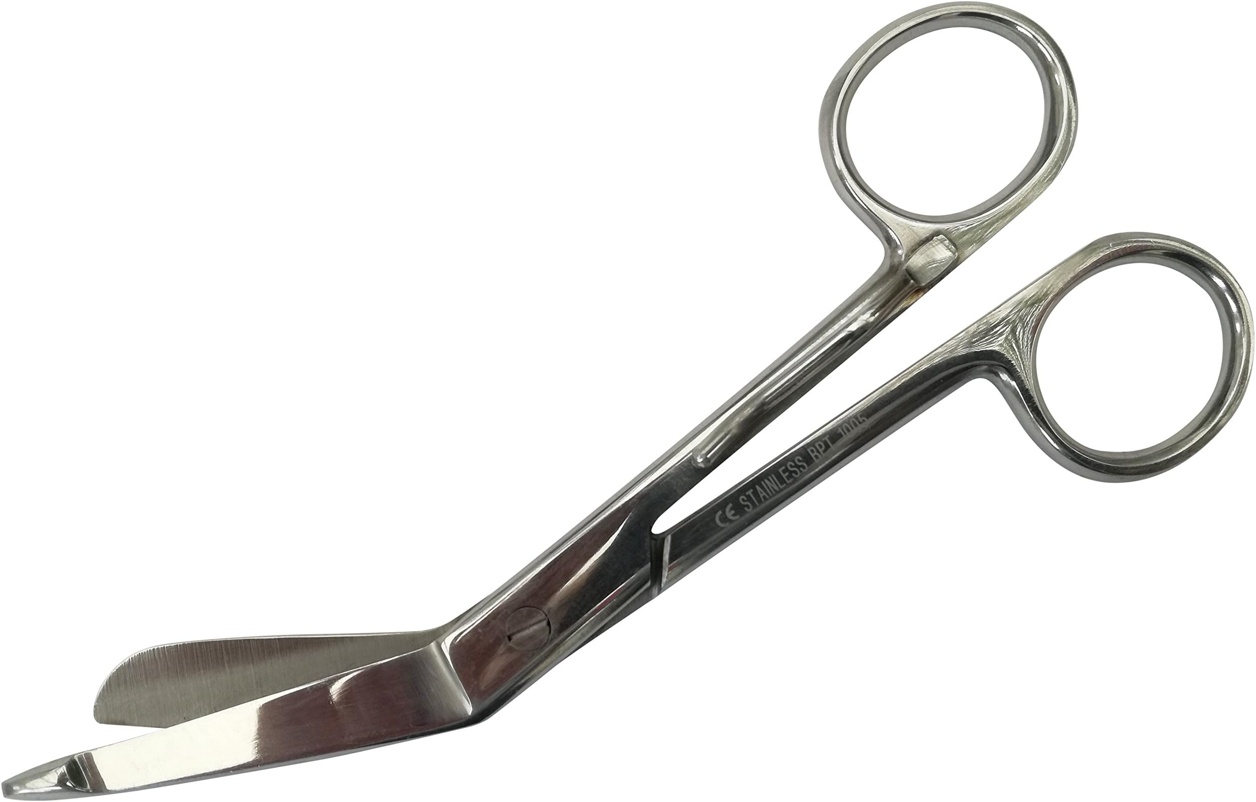 NURSES POCKET BANDAGE SCISSORS 5" WITH POCKET CLIP, ,TOP QUALITY MADE IN UK.