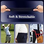 Mens Stretch Belt, Woven Elastic Braided Web Belt Casual for Golf Hunting Pants Jeans