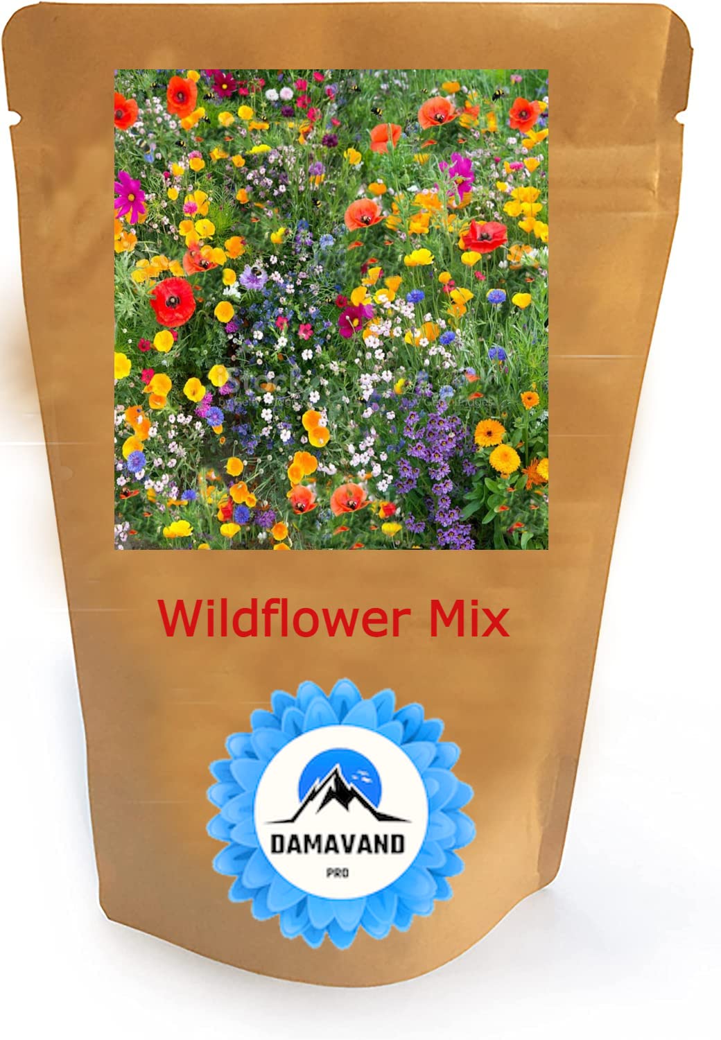 Wildflower Seeds More Than 21 Pure Seeds Scented NO Gras Lawn Bee Butterfly Mix Meadow Cottage Garden UK Seed (500g)