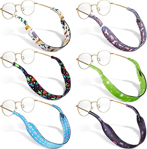 Weewooday 6 piezas de correa para gafas de sol antideslizantes para niños, retenedor de cordón