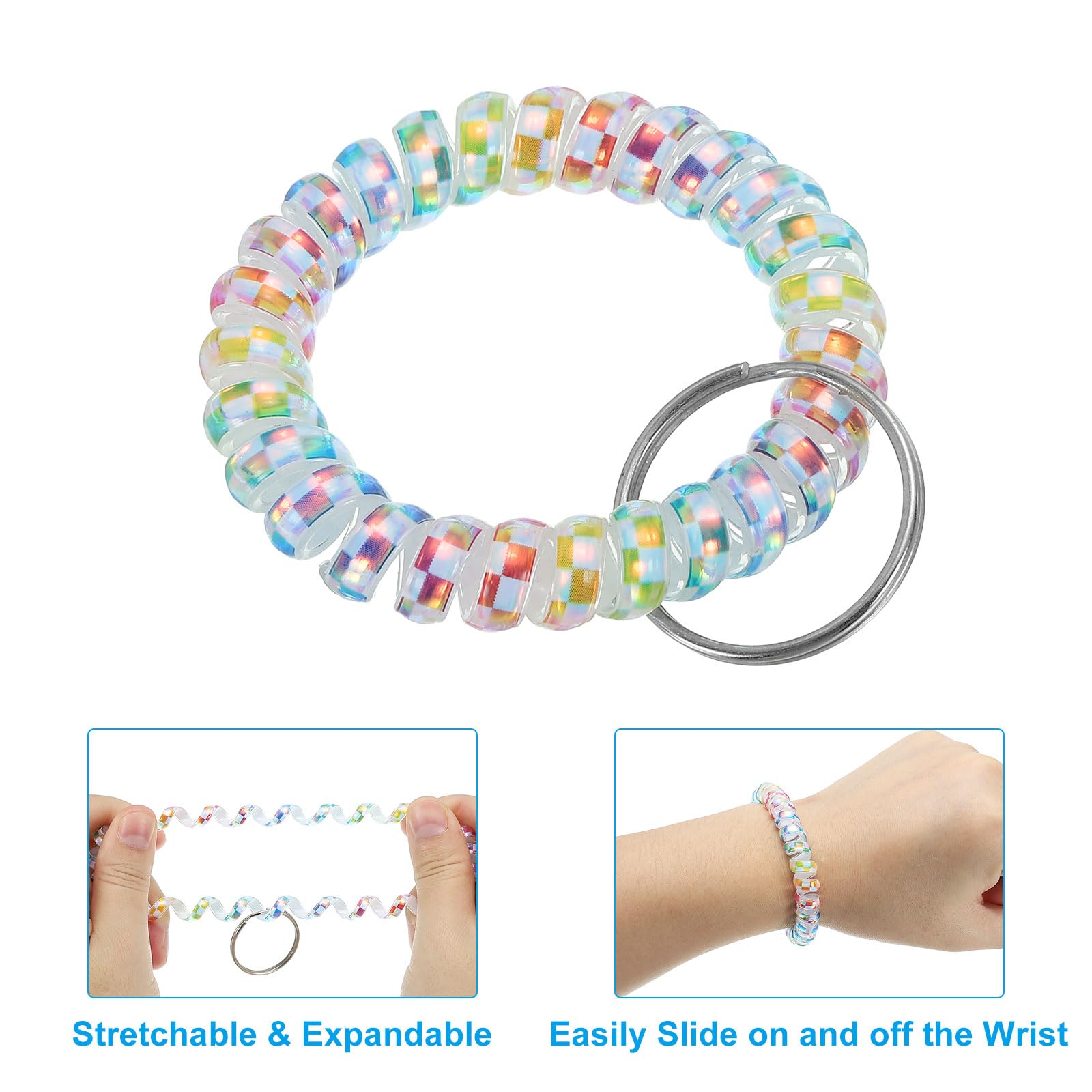 PATIKIL Stretchable Wristband Wristlet Keychain - Image 3