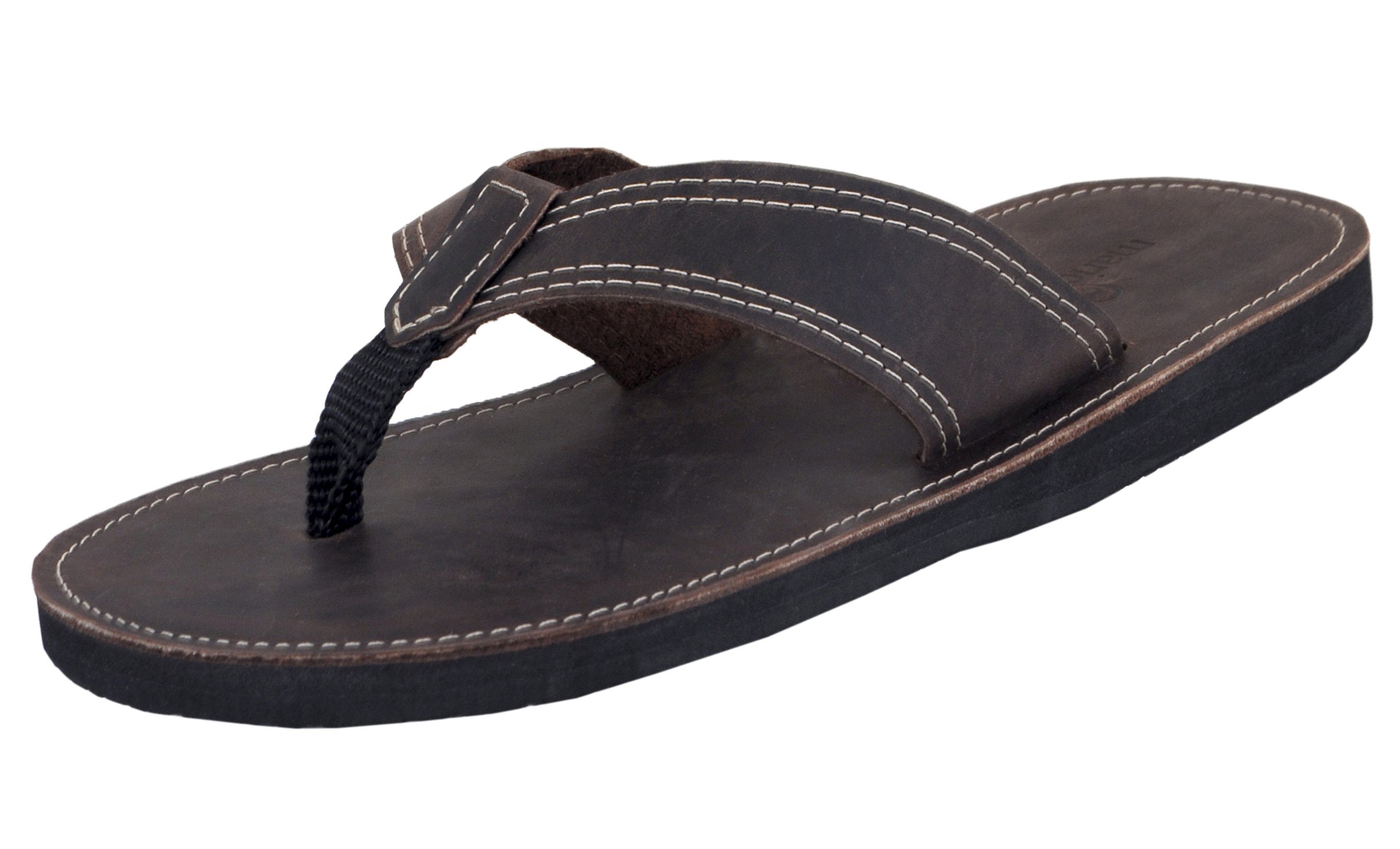 Mario Pellino Mens Flip Flops Handmade Genuine Leather Flip Flops for Mens