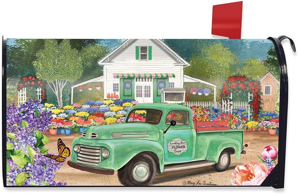 Briarwood Lane Flower Farm Spring Mailbox Cover