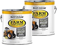Vista 79 de Rust-Oleum Farm & Implement 280176 - Pintura esmaltada, galón, naranja (Allis Chalmers Orange)