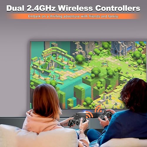 Miniatura 2 de DOLSAO Consola de juegos retro, 20000+ 4K HDMI NES Classic Edition Game Stick, consola de videojuegos con emulador TF 64G, controladores