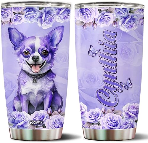 Regalos personalizados de Chihuahua para mujeres, dueño de perro, regalo para mamá, esposa, cumpleaños, Navidad, día de la madre, San Valentín, 20