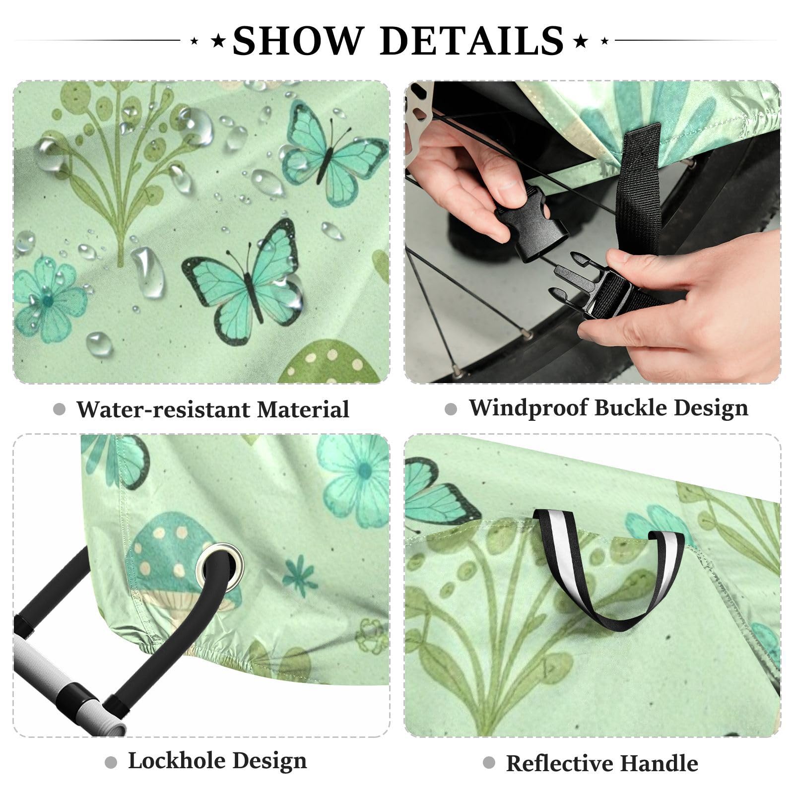 Housse de vélo en polyester imperméable, isolation thermique