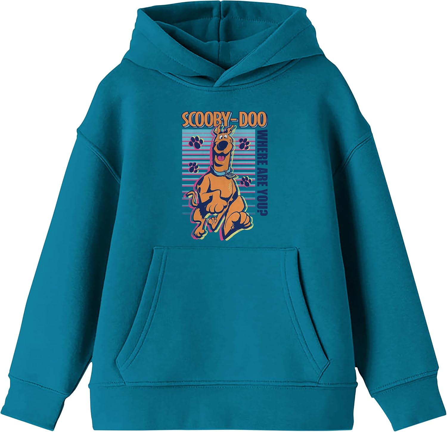 Bioworld Scooby Doo Where Are You Movie Boys Blue Hoodie
