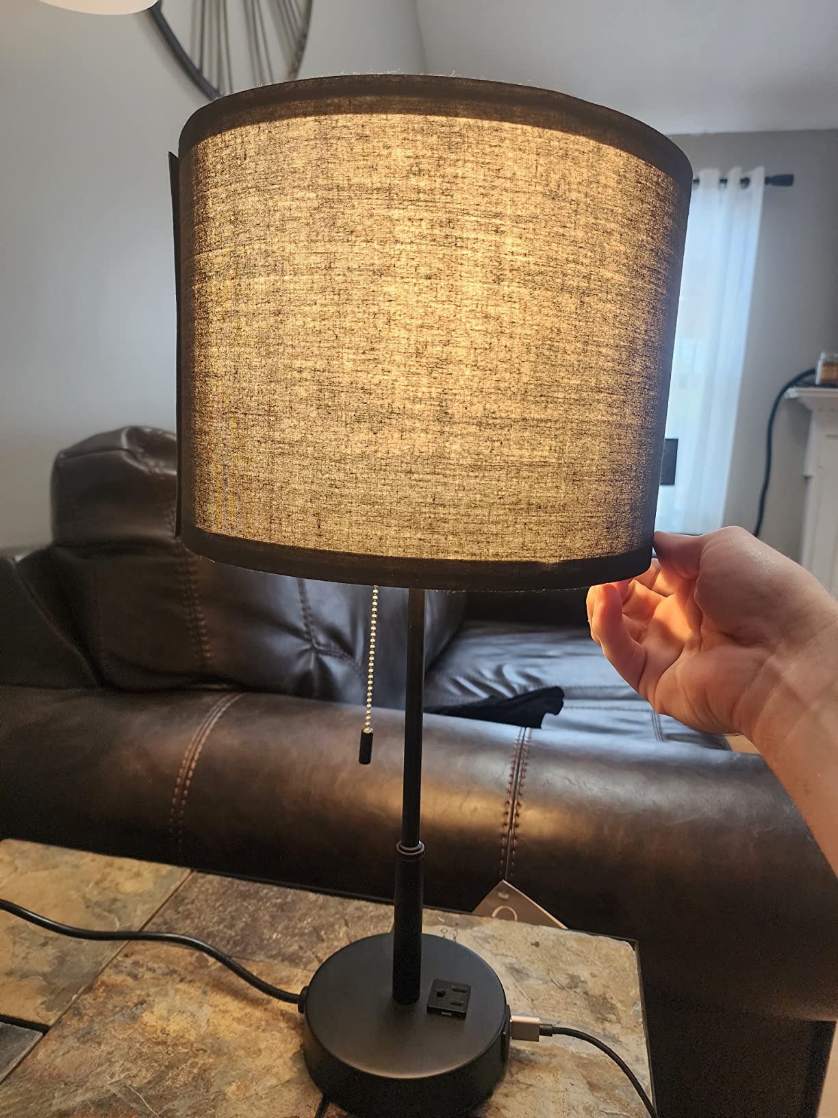 $8/mo - Finance JS NOVA JUNS Table Lamp, Bedside Lamp Set of 2 with ...