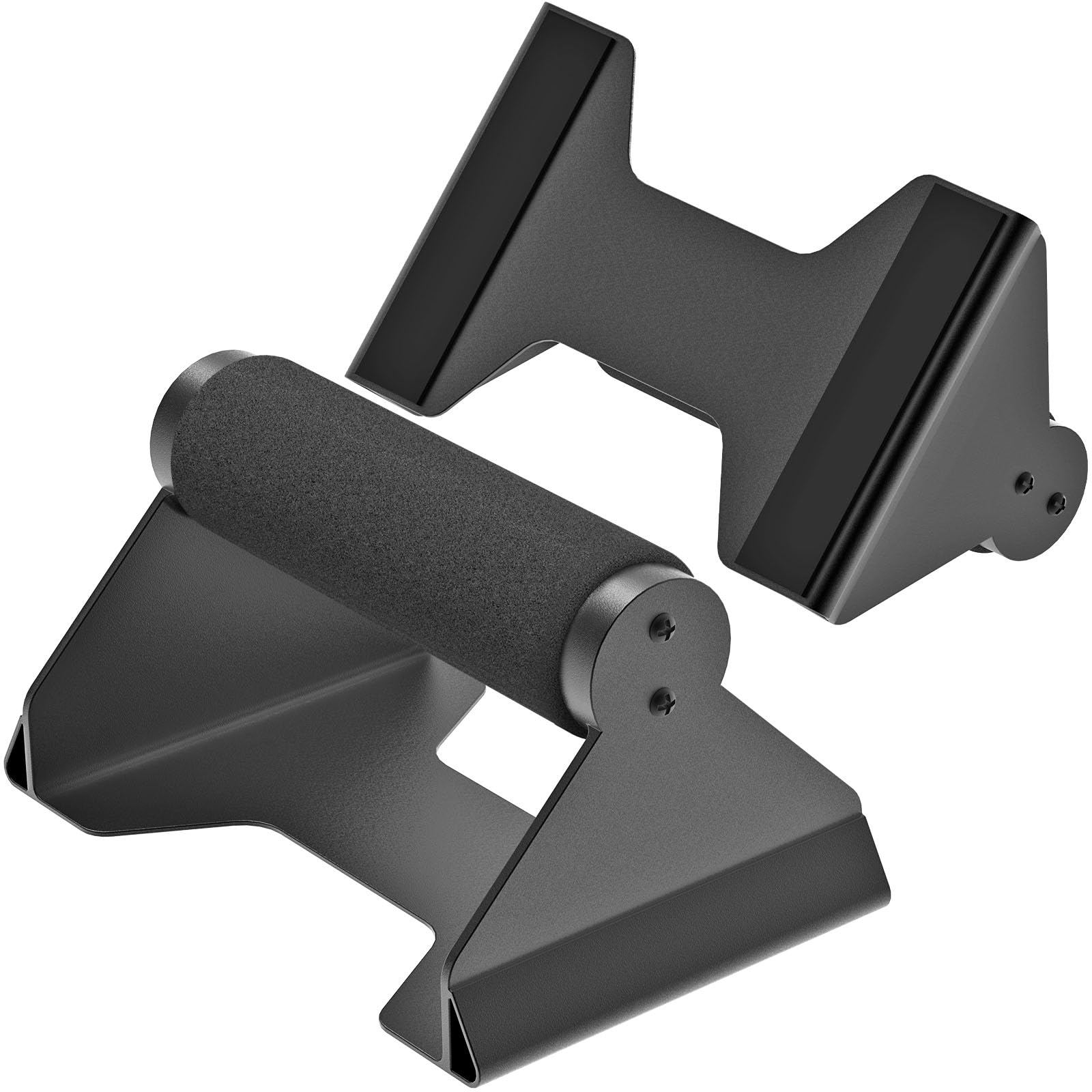 Kipika Heavy Duty Parallettes Bars - Anti-Slip Soft Grips Push Up Bars for Calisthenics, Handstand Training, Dips - Home Gym & Outdoor Workout Equipment, 500LB Capacity