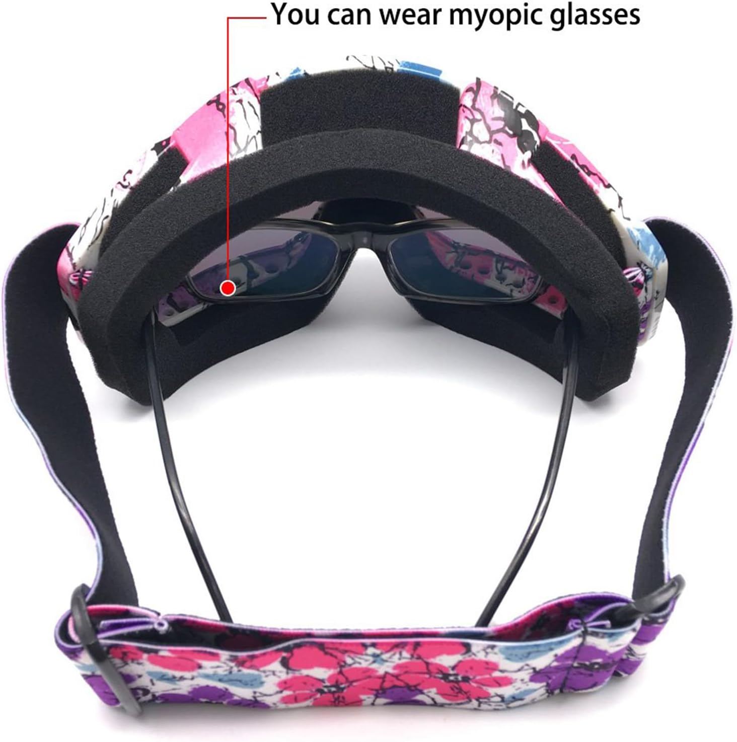 Dirt Bike Goggles, ATV Motorcycle UTV MX OTG Accessories Goggle Glasses & Anti Fog Ski Goggles, Racing Skiing Dirtbike - Image 4