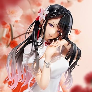 大熊まいイラスト『癒し系白チャイナおねえさん』 大熊まいイラスト『癒し系白チャイナおねえさん』 完成品