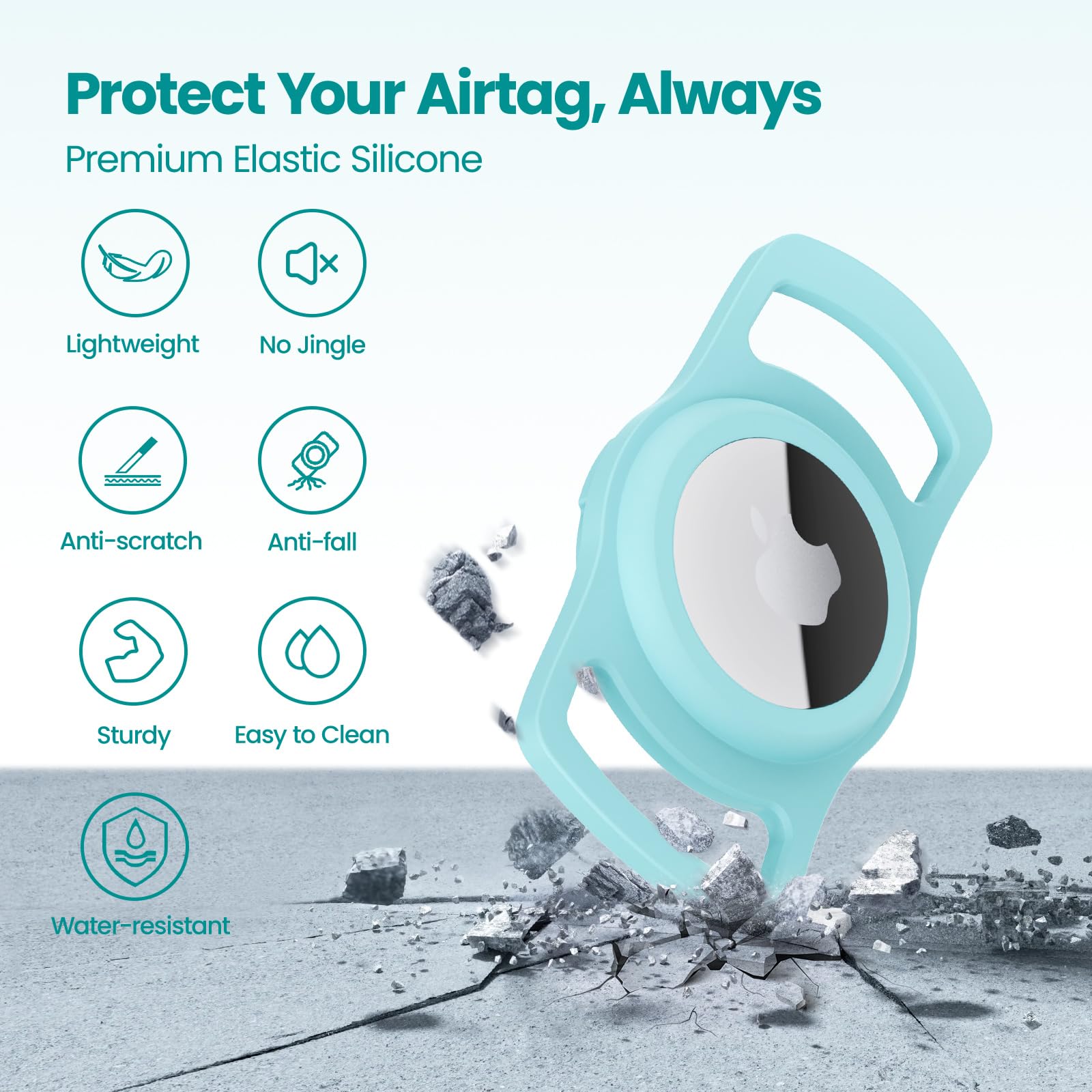 PawView AirTag Dog Collar Holder & Free App. Cat Tracker - Image 3