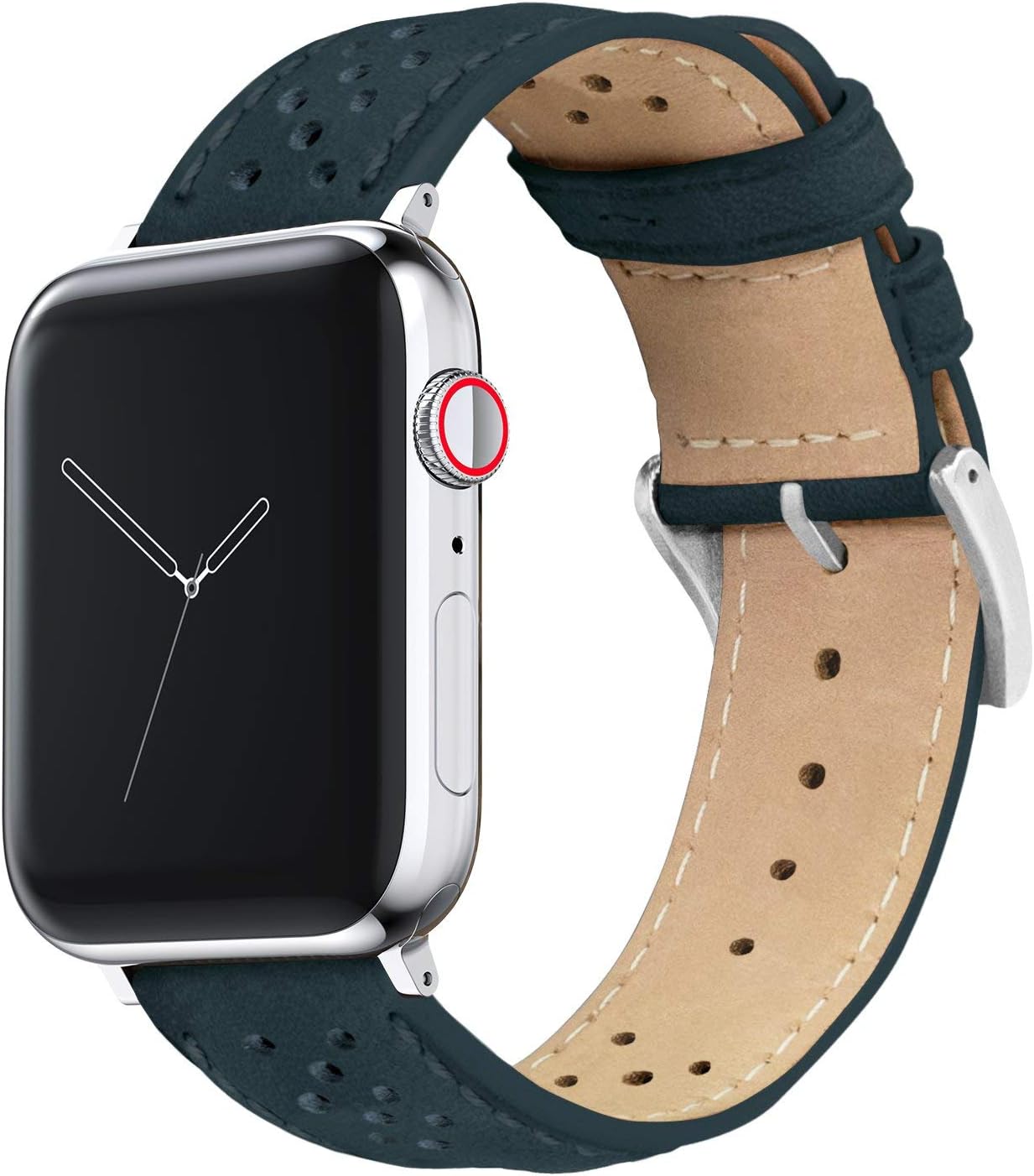 Product image of BARTON WATCH BANDS - Horween Leather Watch Bands Compatible with Apple Watch Models - 1, 2, 3, 4, 5, 6, 7, 8, 9, 10, SE, Ultra & Ultra 2