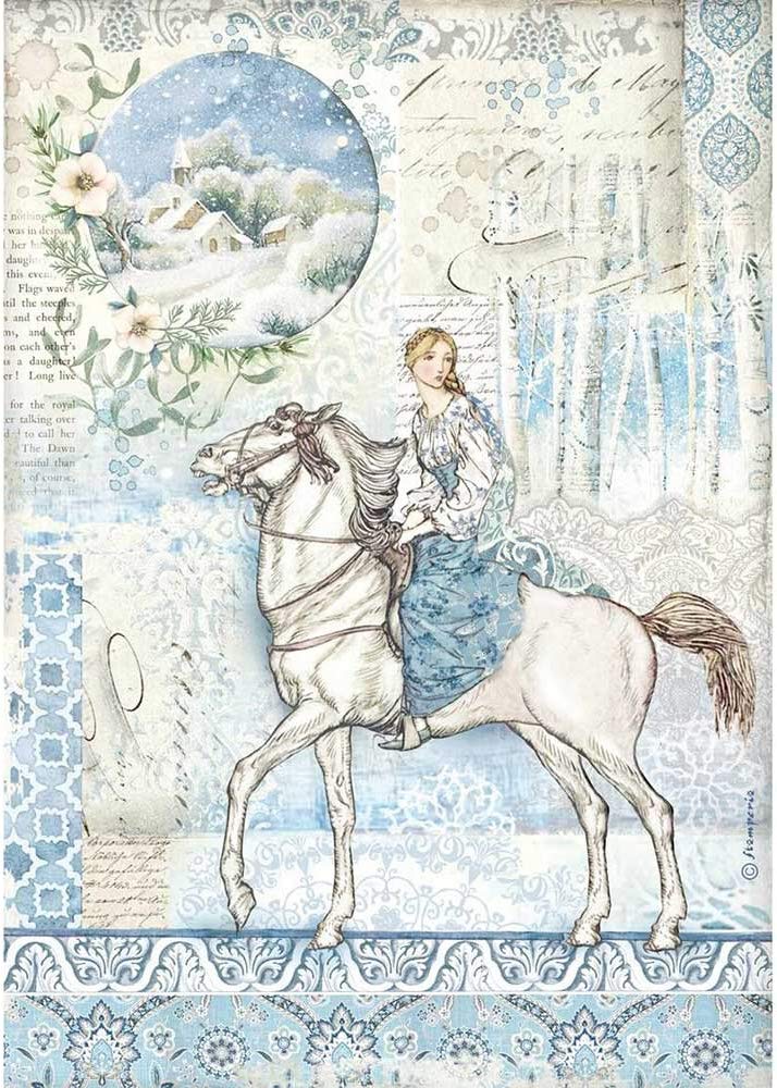 Stamperia Rice Paper A4 Horse
