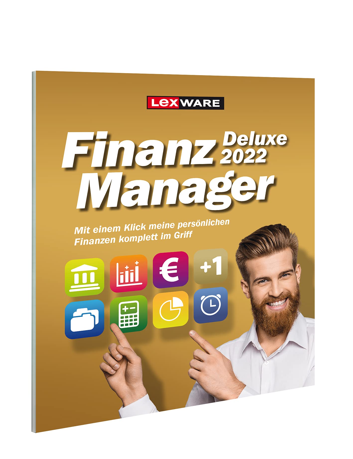 Lexware FinanzManager Deluxe 2022 Buchhaltungs-Software für private Finanzen und Wertpapier-Handel 1 Gerät 1 Jahr PC Disc