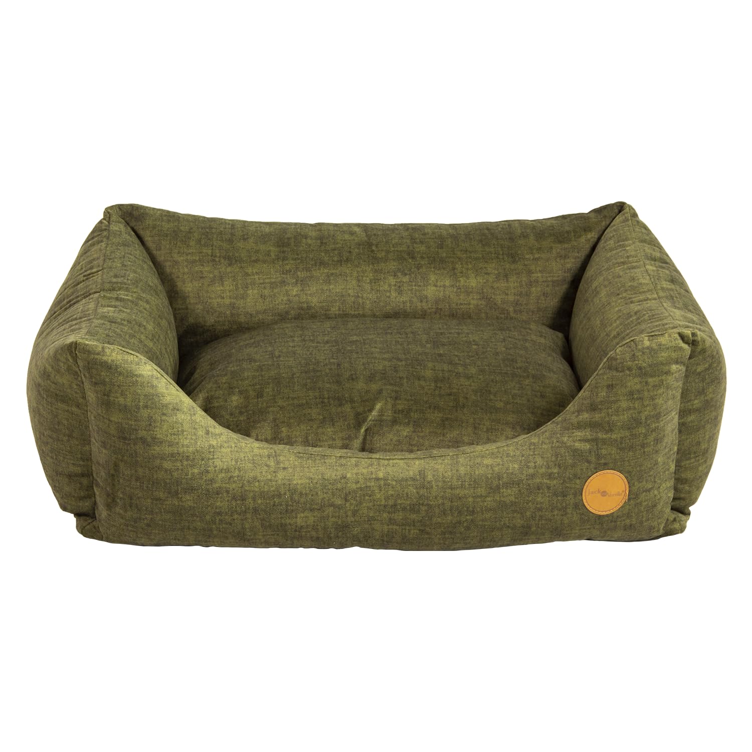JACK AND VANILLA, Dog Cushion, Sofa, Manchester, Green, Size M, 80 x 60 x 25 cm