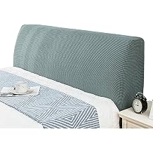 Suitable for Bedroom - Headboard Double Bed Queen Size Single Resilient, Polyester Protective Headboard Removable and Washable green-220cm 86in