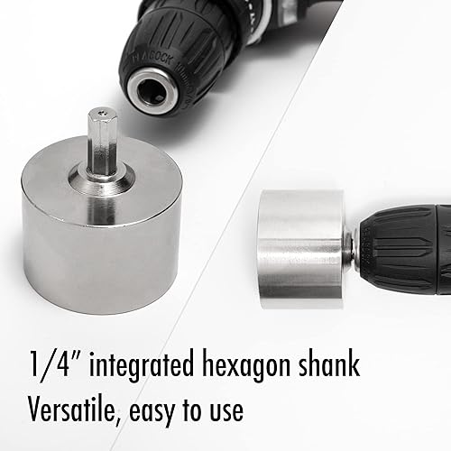 Miniatura 9 de Vouyar Limpiador de tuberías de cobre de metal completo de 12", cepillo de limpieza de tubos para taladro con cepillos reemplazables, para