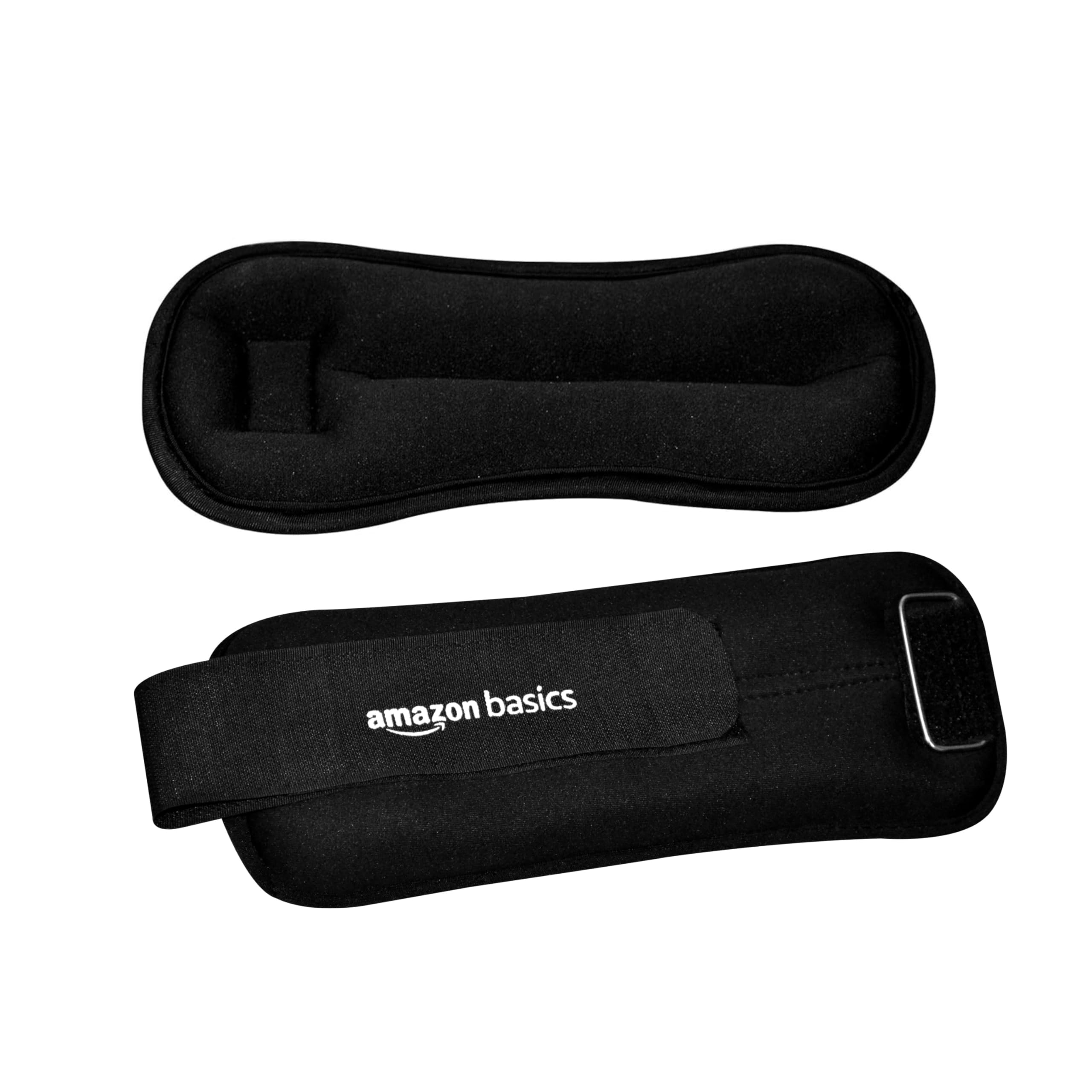 Amazon Basics Neoprene Ankle Weight, 1 Kg, Set of 2