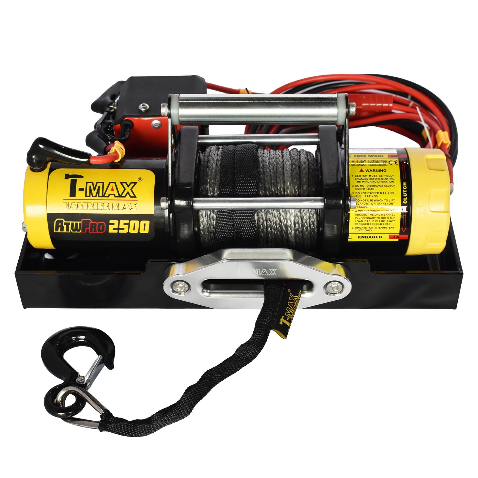 Amazon.co.jp: T-MAX ポータブル 電動ウインチ 12V 2500LBS ATWPRO