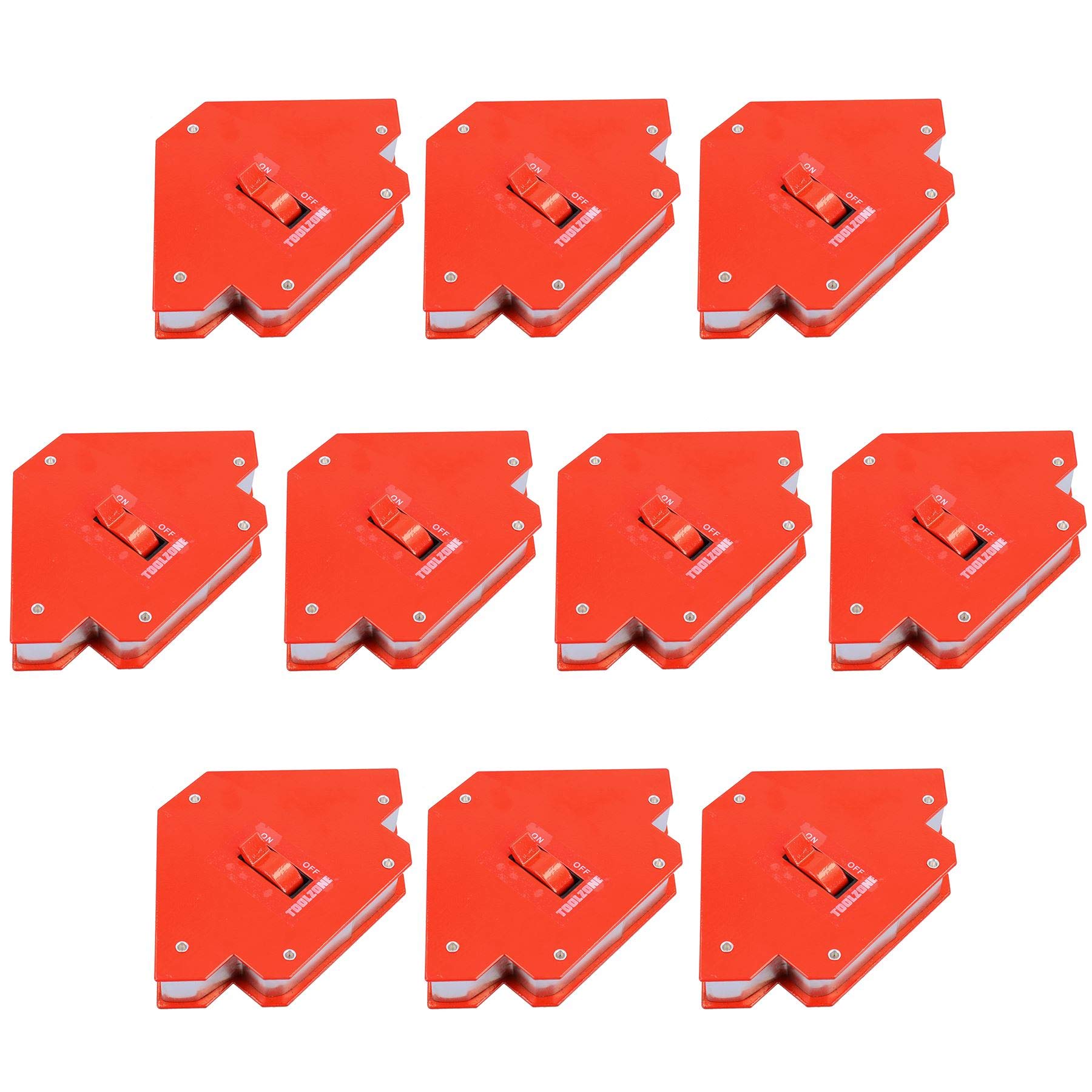 55lb Welding Magnet Holder Support With On Off Switch 45 90 135 Degrees 10pk