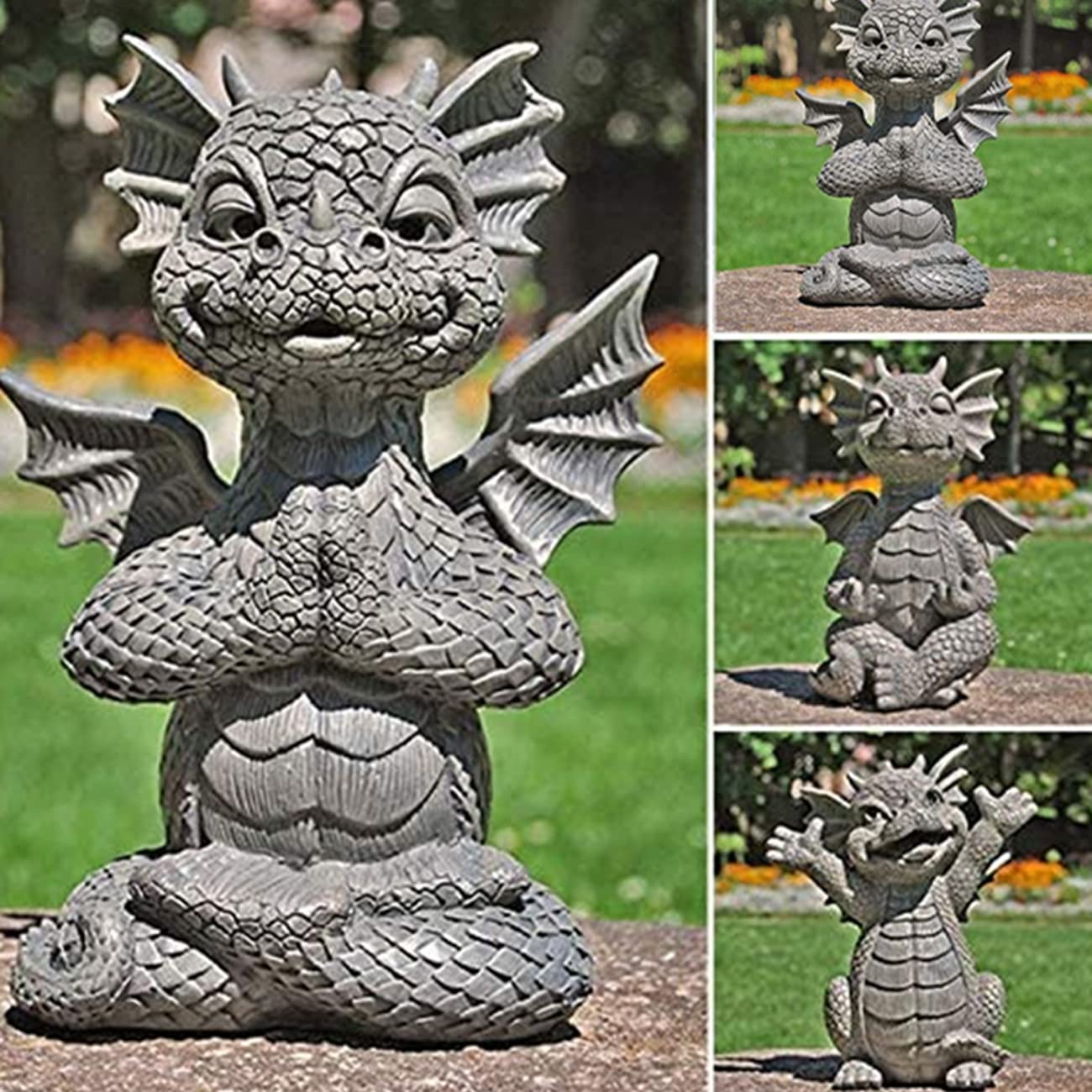 ドラゴン彫刻 置き物 ドラゴン 龍 壁 置物 ドア 窓 飾り インテリア 