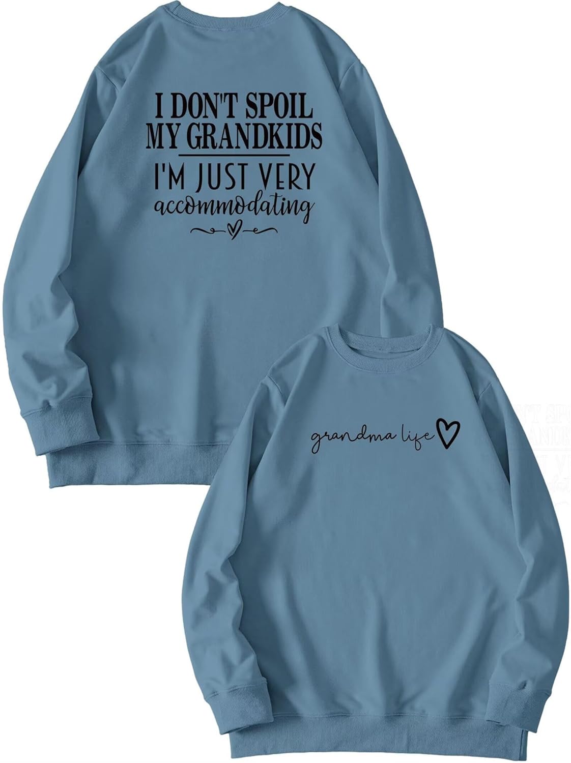 Grandma Sweatshirts Women Christmas Shirt Gifts for Grandma Nana Gigi Sweater Long Sleeve Funny Hoodie Crewneck - Image 2