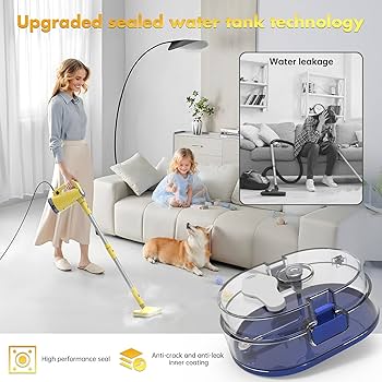 L’Appartement Effortless All In One Amazon.com - Steam Mop with Detachable Handheld Steam
