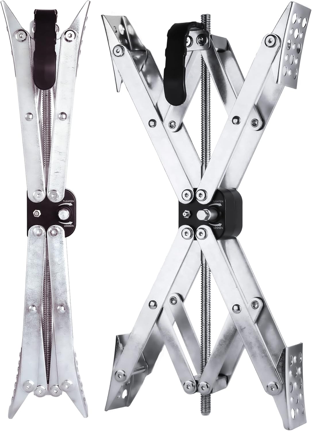 Maxchock XShaped RV Stabilizer XL Wheel Chock (Allow Drill Adjust