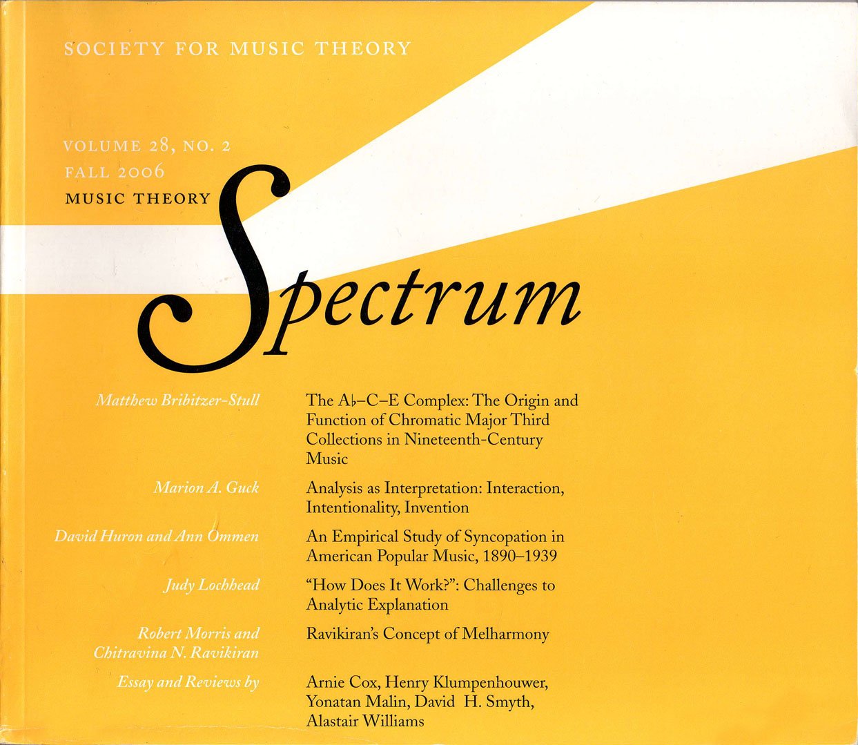 Music Theory Spectrum, Vol. 28, No. 2, Fall 2006