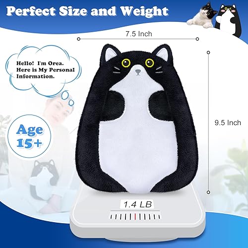 Miniatura 5 de SuzziPad Almohadillas térmicas para microondas para calambres, animales de peluche aptos para microondas, calambres de período, alivio del dolor